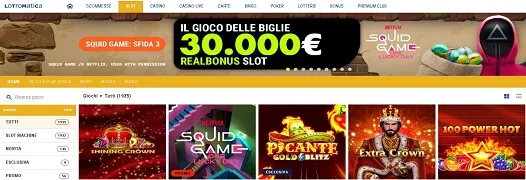 bonus casinò lottomatica